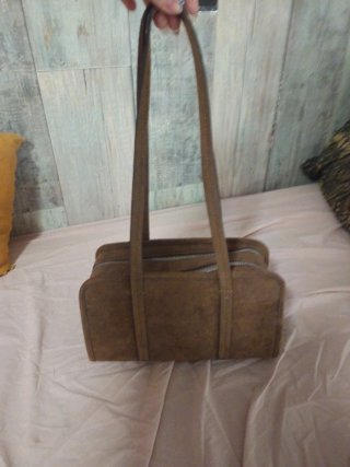 Bolso de ante marrón de parfois
