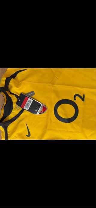 Camisola Arsenal Nike Amarela O2 tamanho L boy