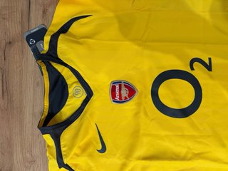 Camisola Arsenal Nike Amarela O2 tamanho L boy
