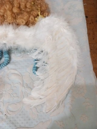Peluca, Corona y Alas de Ángel