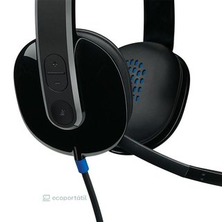 Auriculares Logitech H540 con Micrófono, Negro