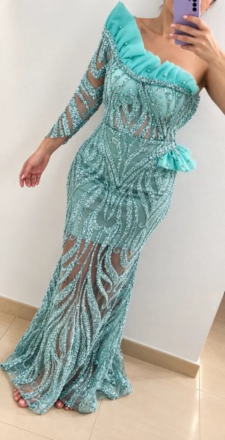 Vestido de fiesta hecho a medida Talla M-L