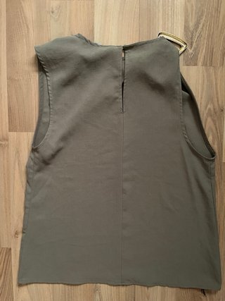 Blusa caqui zara talla s