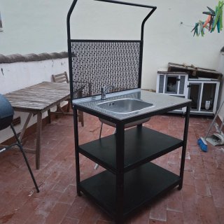 GRILLSKÄR Fregadero y panel posterior IKEA