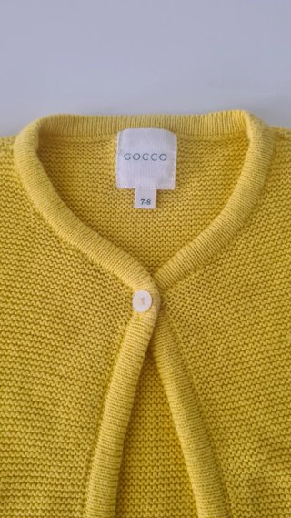 Casaco bolero menina amarelo.Gocco. 7-8 Anos