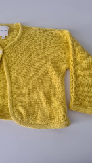 Casaco bolero menina amarelo.Gocco. 7-8 Anos