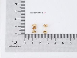 pendientes oro 18k con piedra con circonita