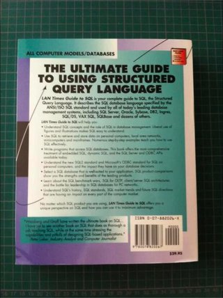 LAN Times Guide to SQL (LAN Times series) (inglés)