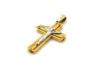 crucifijo oro 18k