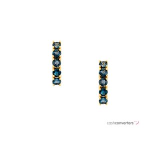 pendientes oro 18k con piedra