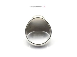 sello plata 925mm con piedra con cuarzo
