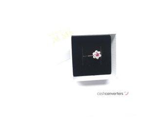 anillo oro 18k con piedra con circonita