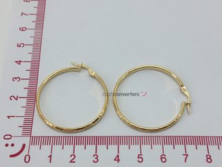 pendientes oro 18k