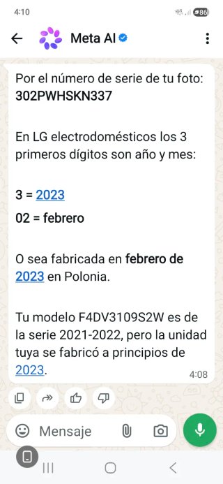 Lavadora Secadora LG 9/6kg 3 años