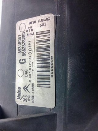 22994974 96828282800 faro citroen berlingo furgon