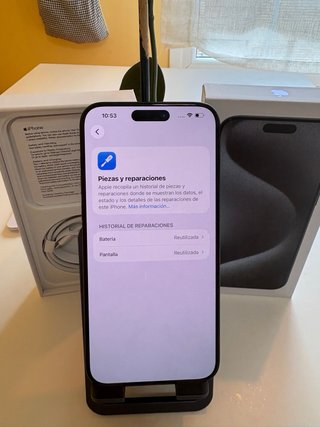 iPhone 15 Pro Max Titanio Azul 256GB