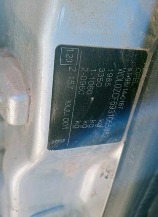 Paragolpes trasero opel vectra c berlina 248783