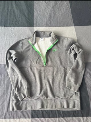 Sudadera Nike Media Cremallera Gris Talla M