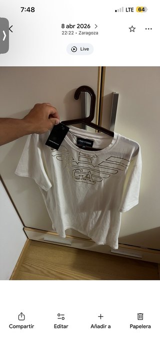 Camiseta Emporio Armani Blanca Águila XXL