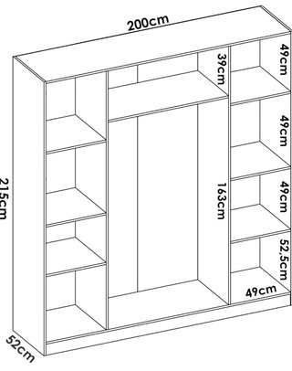 Ropero 4 puertas blanco (Pocos meses de uso)
