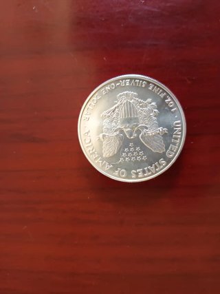 Moneda Plata Onza 1995 Liberty