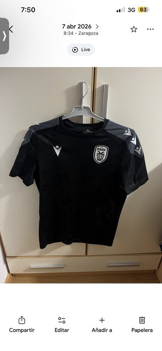 Camiseta PAOK Salónica Macron Talla M