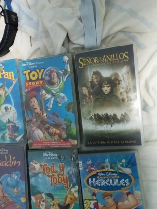 9 Películas VHS Disney Clásicos y más