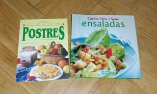 Libros de cocina y recetas II. 1 por 3€, 3 por 6€