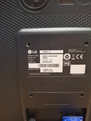 Monitor LG 22 Negro