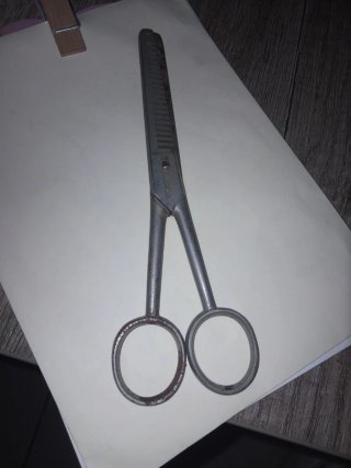 Tijeras de entresacar antiguas