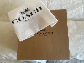 Bolso Tote Coach Beige y Marrón