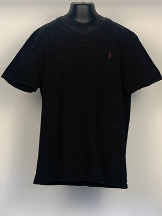 T-Shirt Polo Ralph Lauren Nero Mélange Tg M