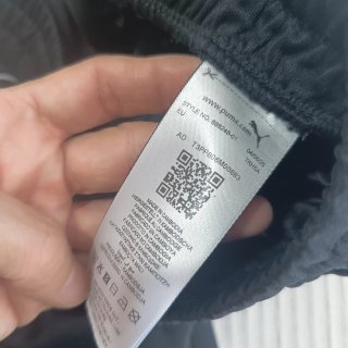 Pantalón Puma Negro y Blanco