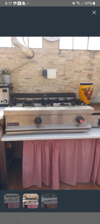 Cocina Industrial Gas 2 Fuegos