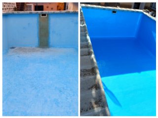 Reparación de piscinas de fibra