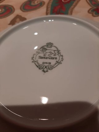 6 Platos Hondos Santa Clara Porcelana