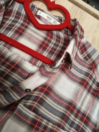 Camisa cuadros Mango entretiempo