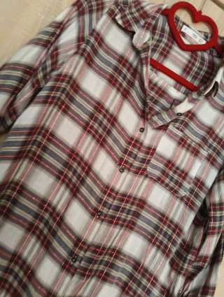 Camisa cuadros Mango entretiempo