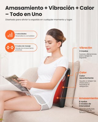 Almohada Masaje Shiatsu COMFIER con Calor