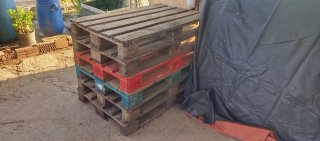 Lote 6 Palets Europeos de madera