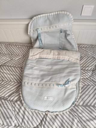 Saco para carrito de bebé azul