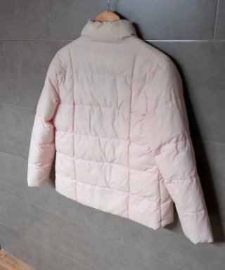 Chaqueta plumón rosa