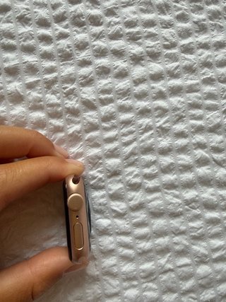 Apple Watch SE 40mm Oro Rosa con correa blanca