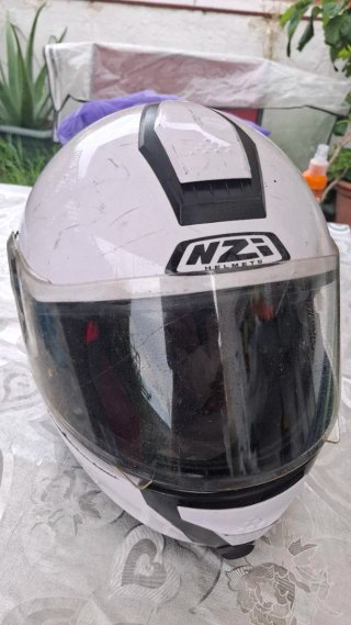 Casco de moto NZI blanco