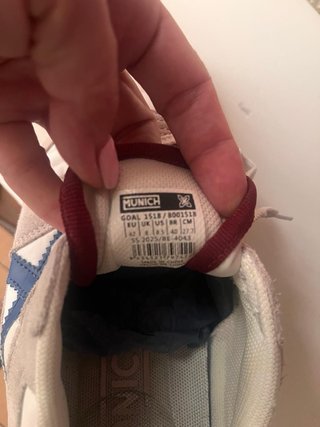 Deportivas Munich Beige y Azul