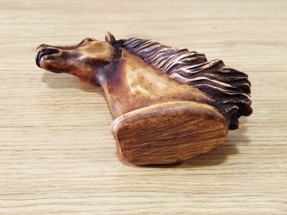 Reposapipas Vintage Cabeza Caballo Años 60