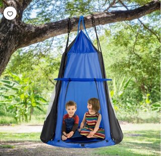 Columpio nido infantil con tienda de campaña niños
