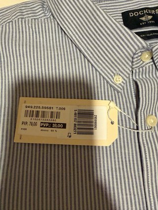 Camisa Dockers Rayas