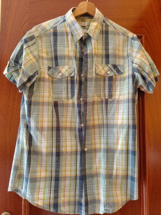 Camisa de cuadros hombre talla M