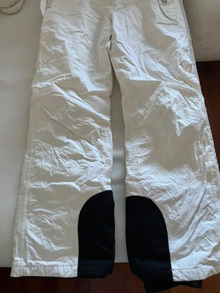 Pantalones de esquí Columbia unisex blancos